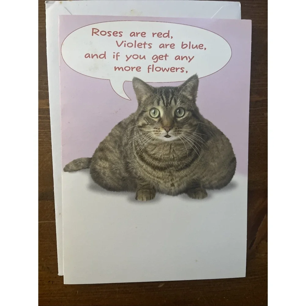 Lot of 8‎ Miscellaneous Cat Greeting Cards